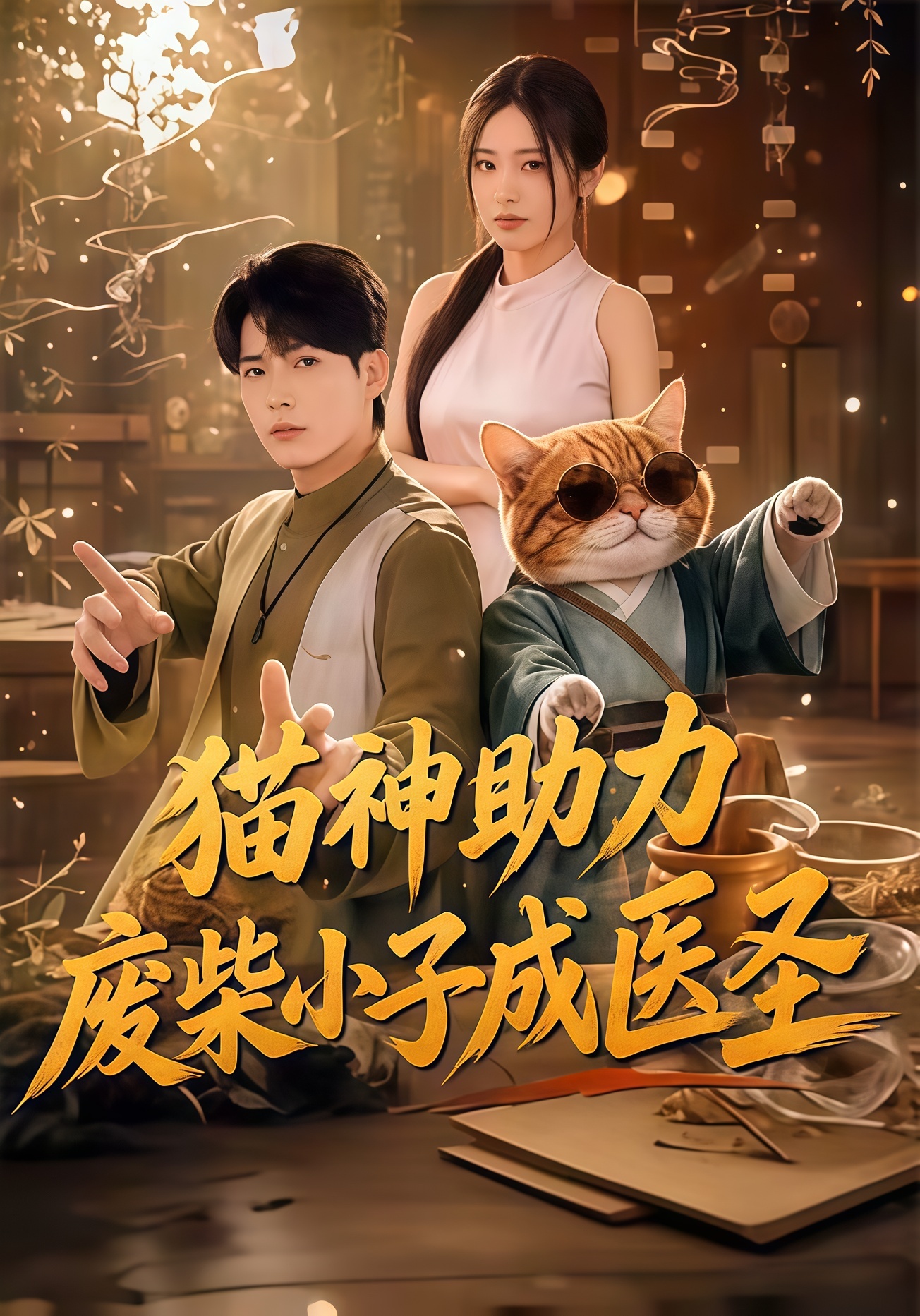 猫神助力，废柴小子成医圣(全集)